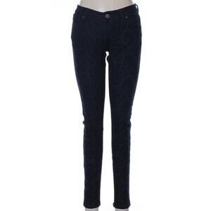 Nordstrom Velvet Heart Premium Denim Brocade Print Low Rise Skinny Jeans